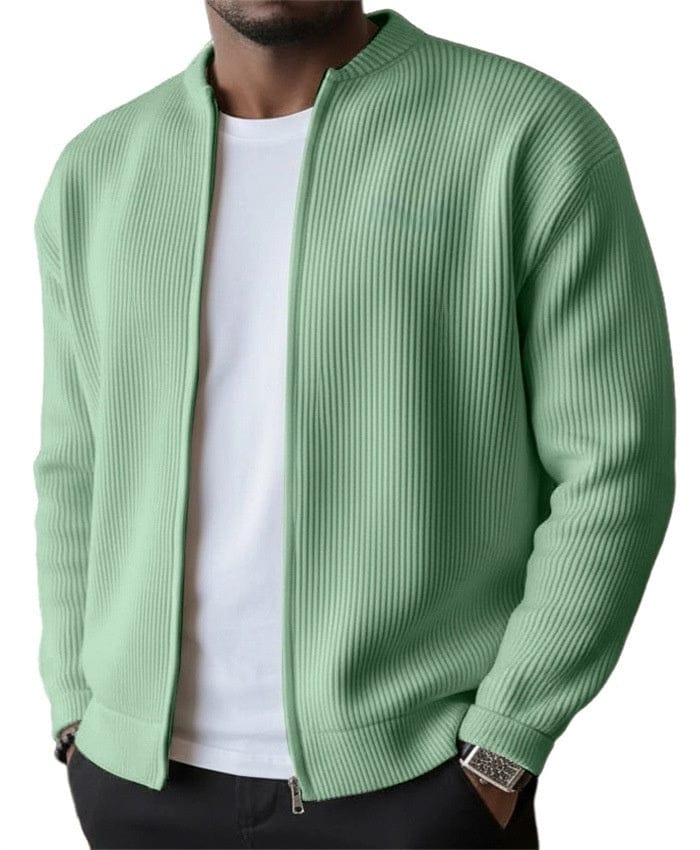 Xavier™ | Cardigan Zippé Côtelé André Ferran