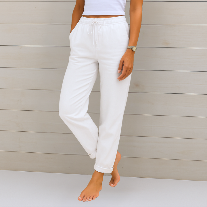 Yardley™ | Pantalons en lin extensible respirant haut de gamme