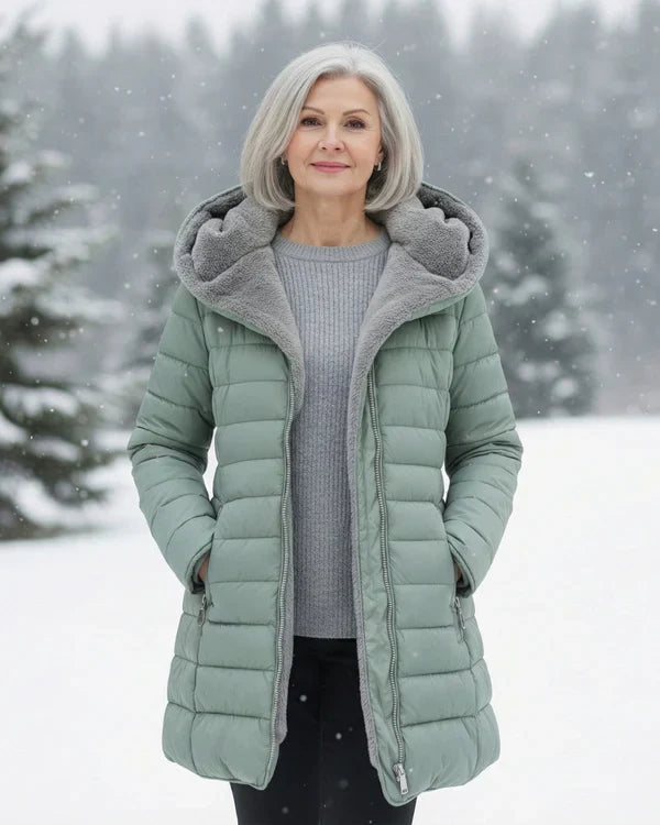 Louise™ | Manteau matelassé doublé de molleton