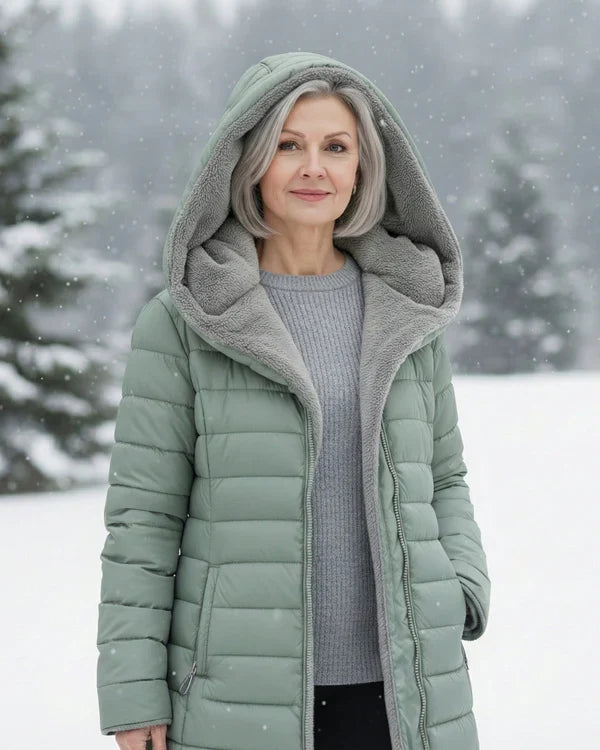 Louise™ | Manteau matelassé doublé de molleton