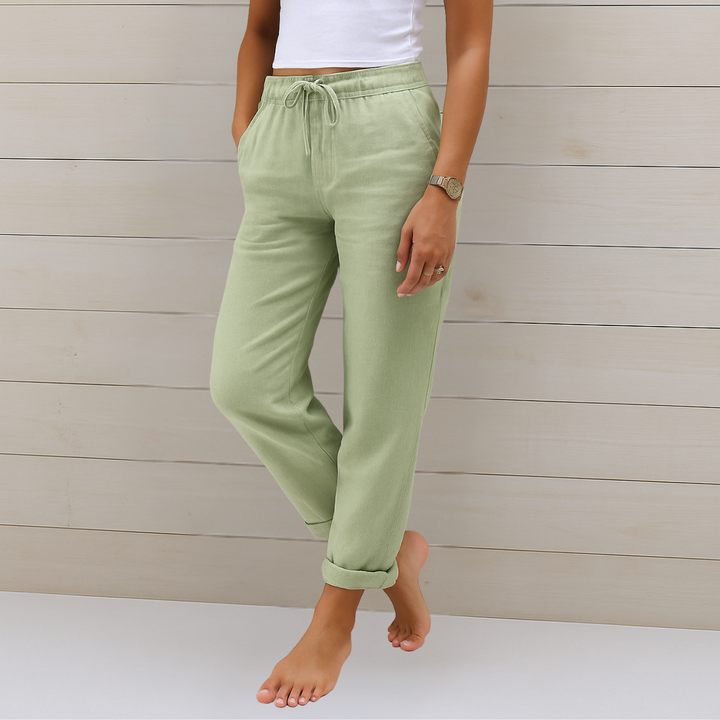 Yardley™ | Pantalons en lin extensible respirant haut de gamme