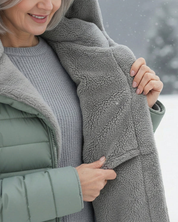 Louise™ | Manteau matelassé doublé de molleton