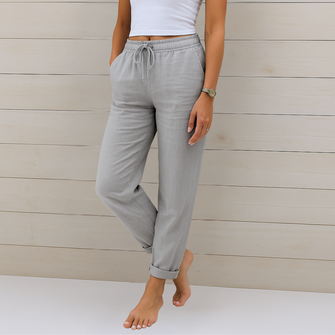 Yardley™ | Pantalons en lin extensible respirant haut de gamme