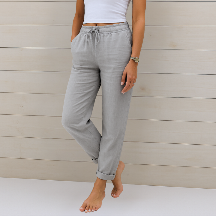Yardley™ | Pantalons en lin extensible respirant haut de gamme