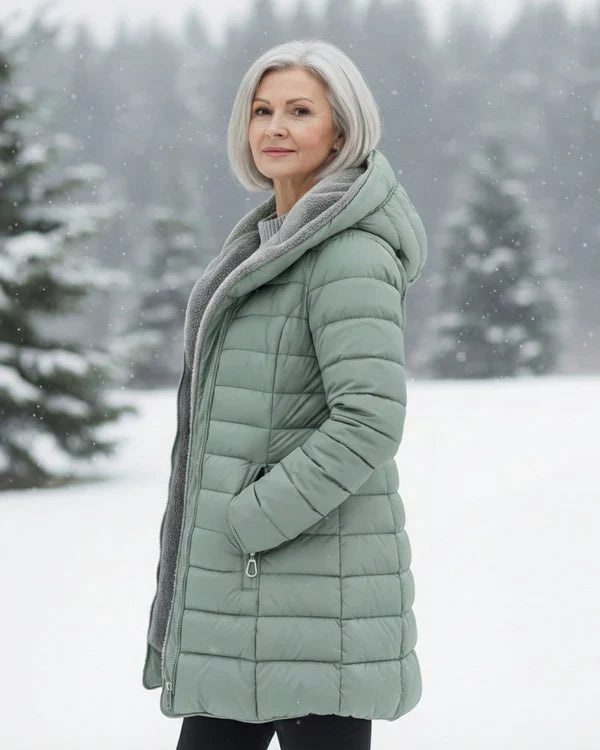 Louise™ | Manteau matelassé doublé de molleton