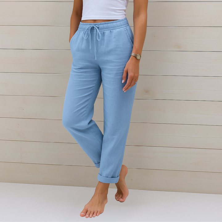 Yardley™ | Pantalons en lin extensible respirant haut de gamme