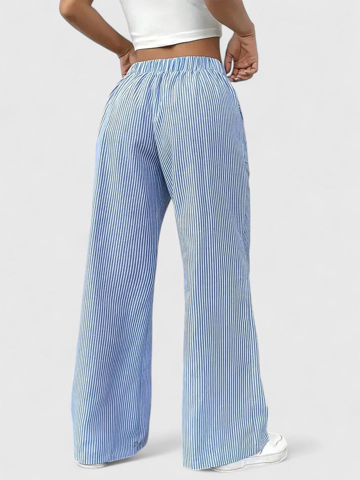 Carol™ | Pantalon large confortable avec des détails élégants