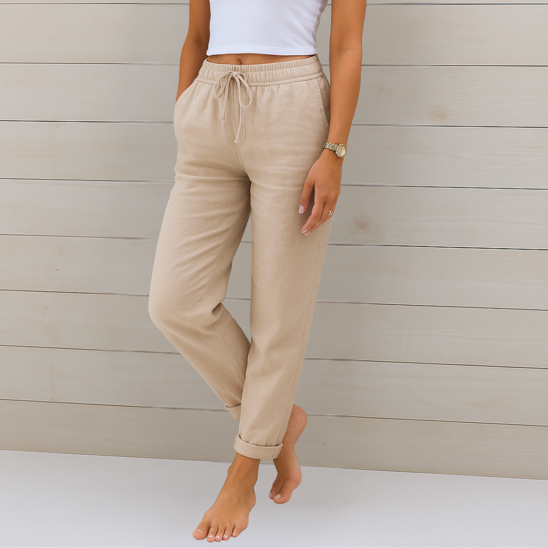Yardley™ | Pantalons en lin extensible respirant haut de gamme