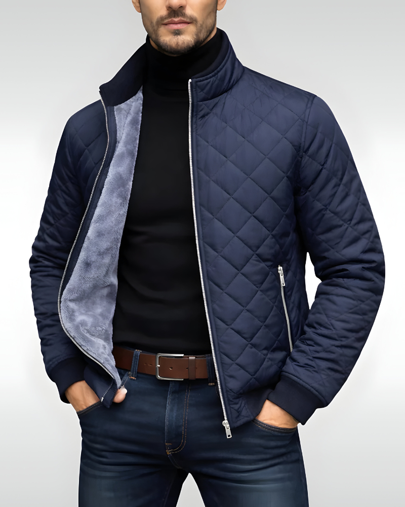Maxime™ | Manteau matelassé classique doublé de molleton pour hommes