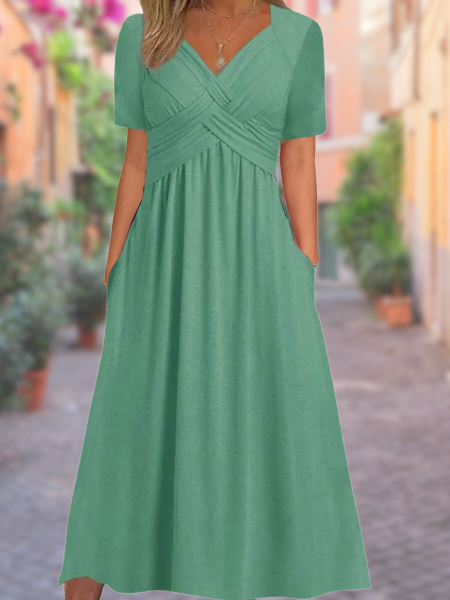 Carla™ - Robe V-Cou Confortable
