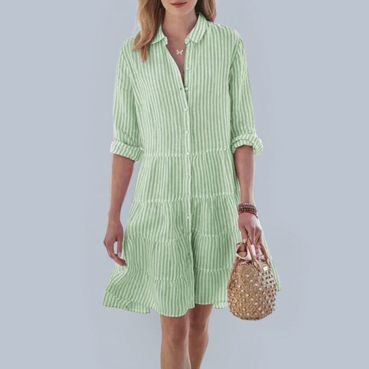 Amy™ | Robe Rayée Aérée