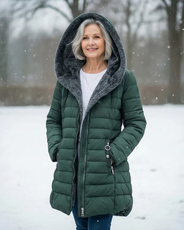 Louise™ | Manteau matelassé doublé de molleton