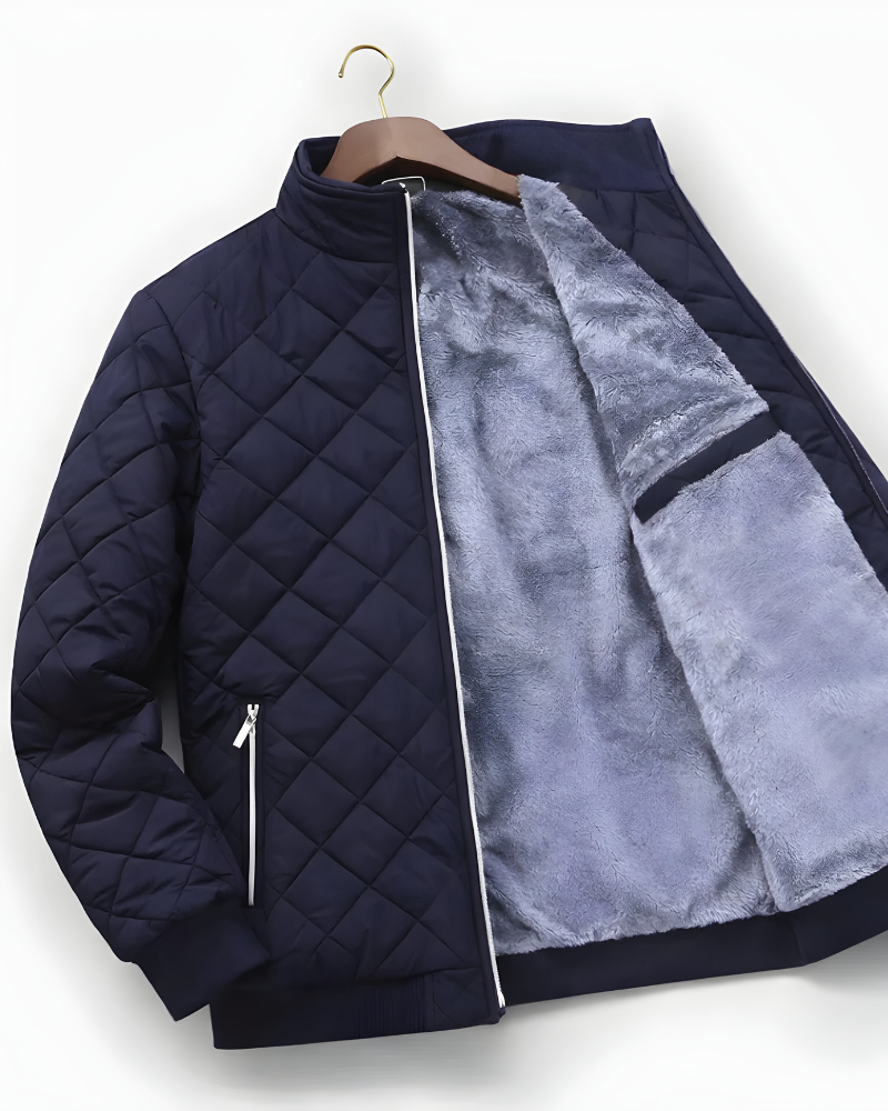 Maxime™ | Manteau matelassé classique doublé de molleton pour hommes