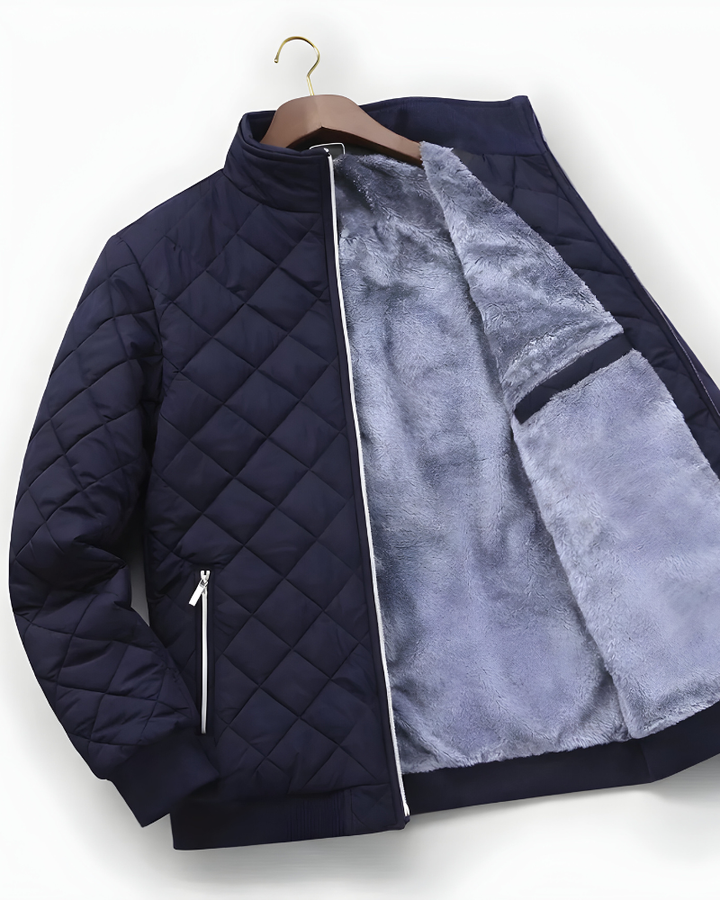 Maxime™ | Manteau matelassé classique doublé de molleton pour hommes