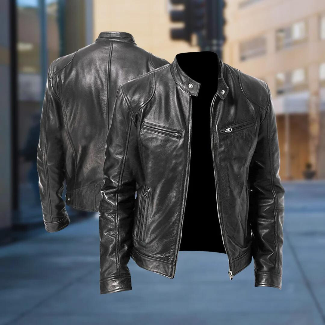 Nicolas™ | Blouson de cuir pour homme