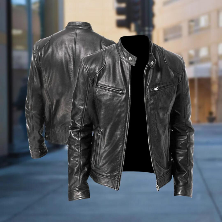 Nicolas™ | Blouson de cuir pour homme