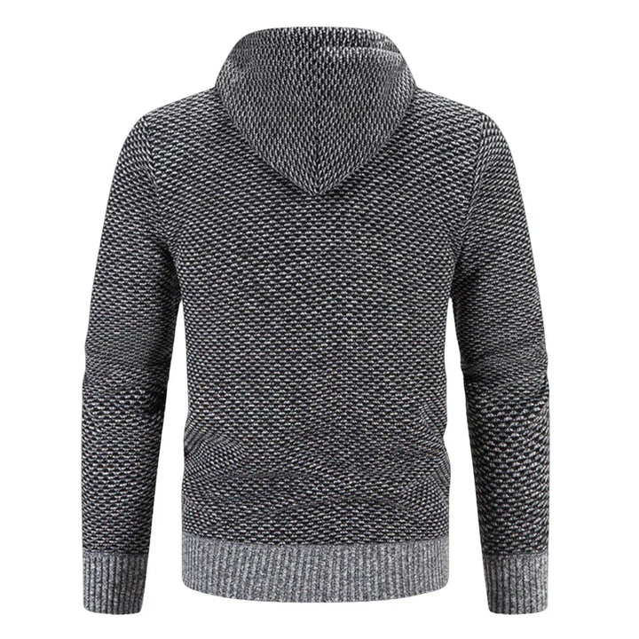 Yves™ |  Gilet Tricot Douillet avec Capuchon