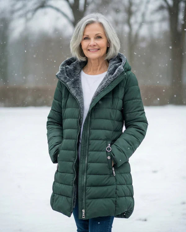 Louise™ | Manteau matelassé doublé de molleton