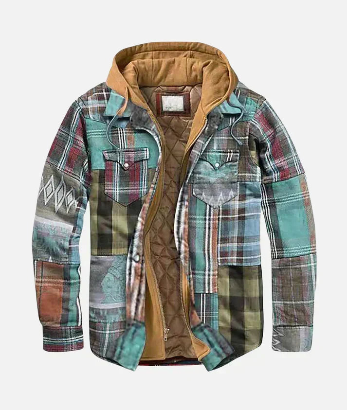 Bernard™ | Veston Patchwork à Motif Carreauté