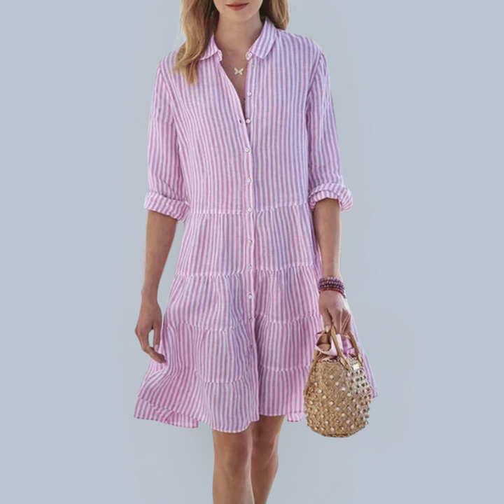 Amy™ | Robe Rayée Aérée