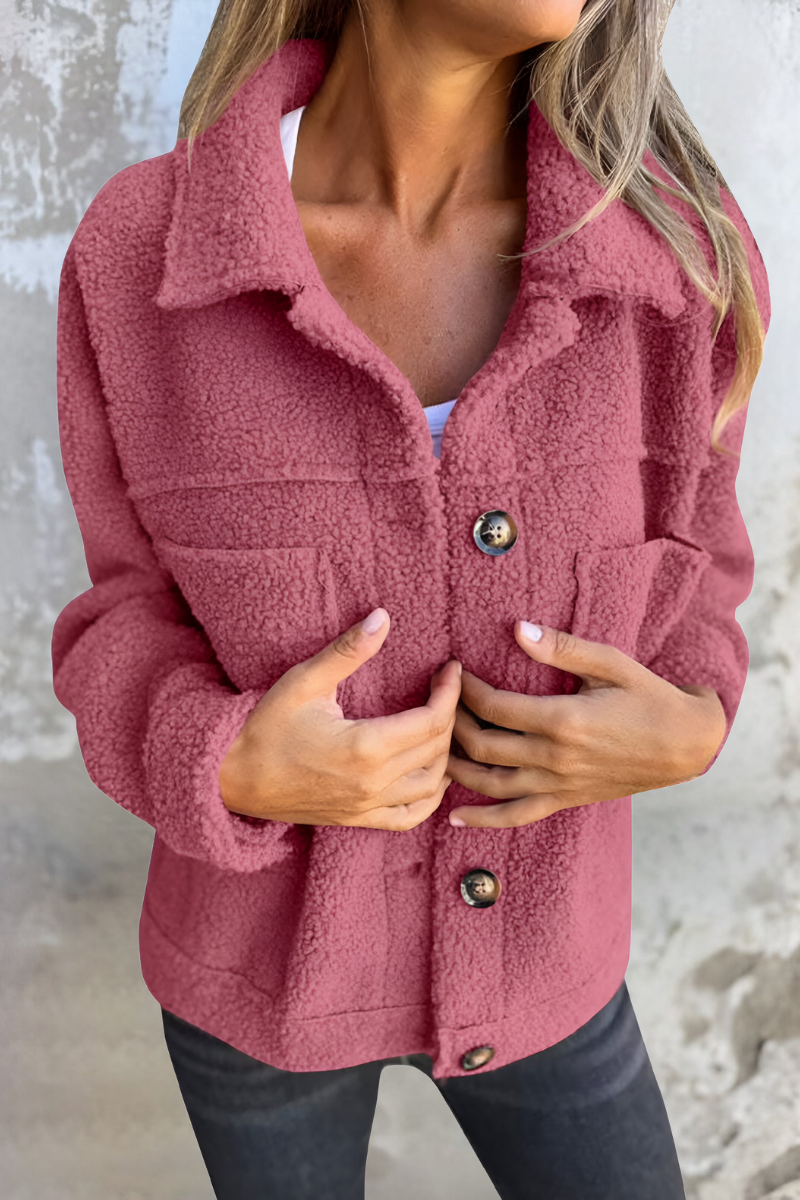 Apolline™ | Veston Teddy Douillet et Décontracté