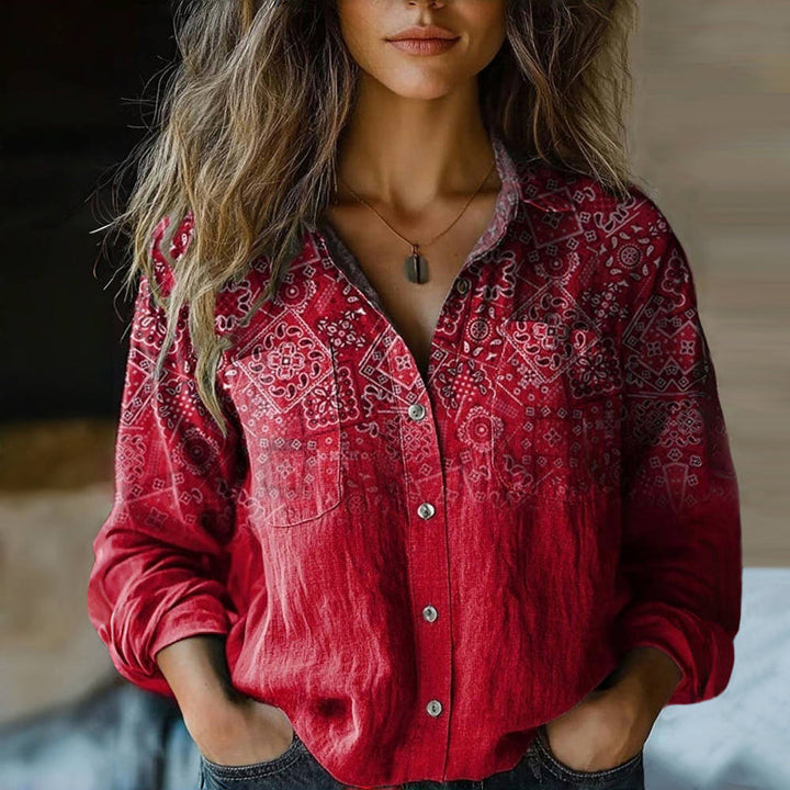Jolie™ | Blouse Imprimée Vintage
