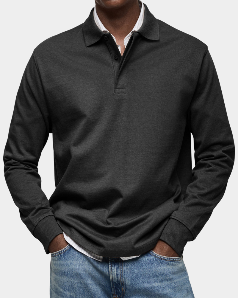 Mark™ | Polo à manches longues classique