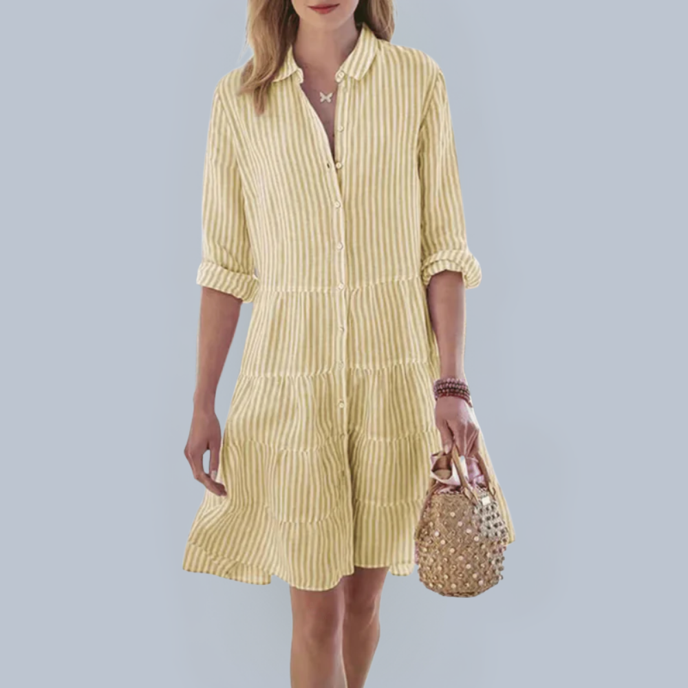 Amy™ | Robe Rayée Aérée