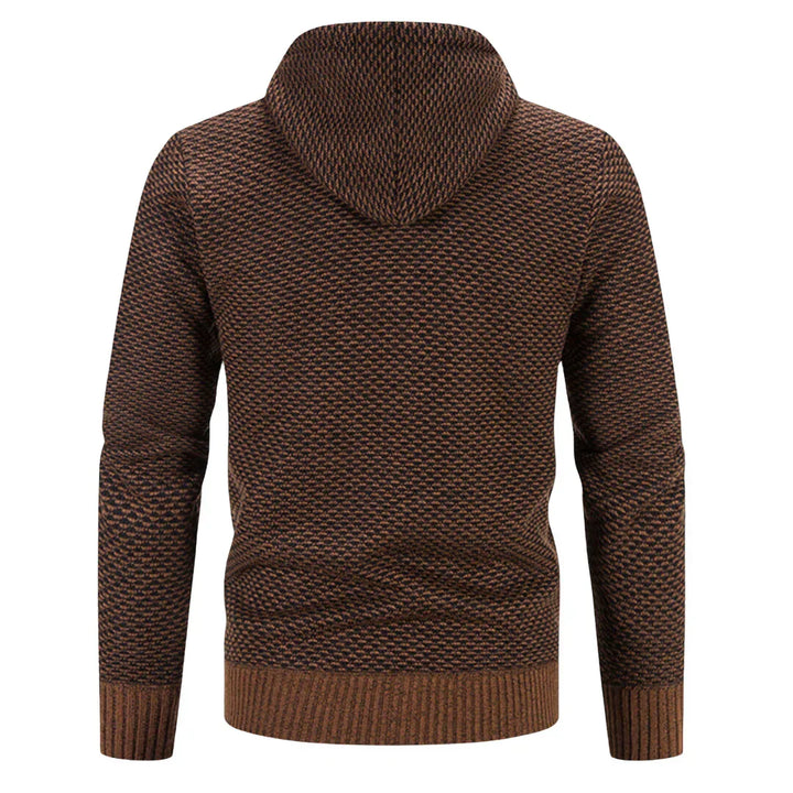 Yves™ |  Gilet Tricot Douillet avec Capuchon