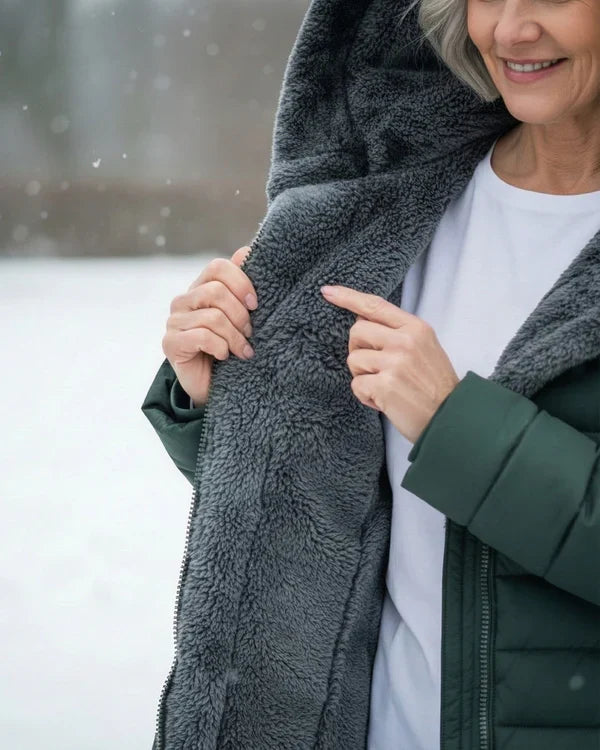 Louise™ | Manteau matelassé doublé de molleton