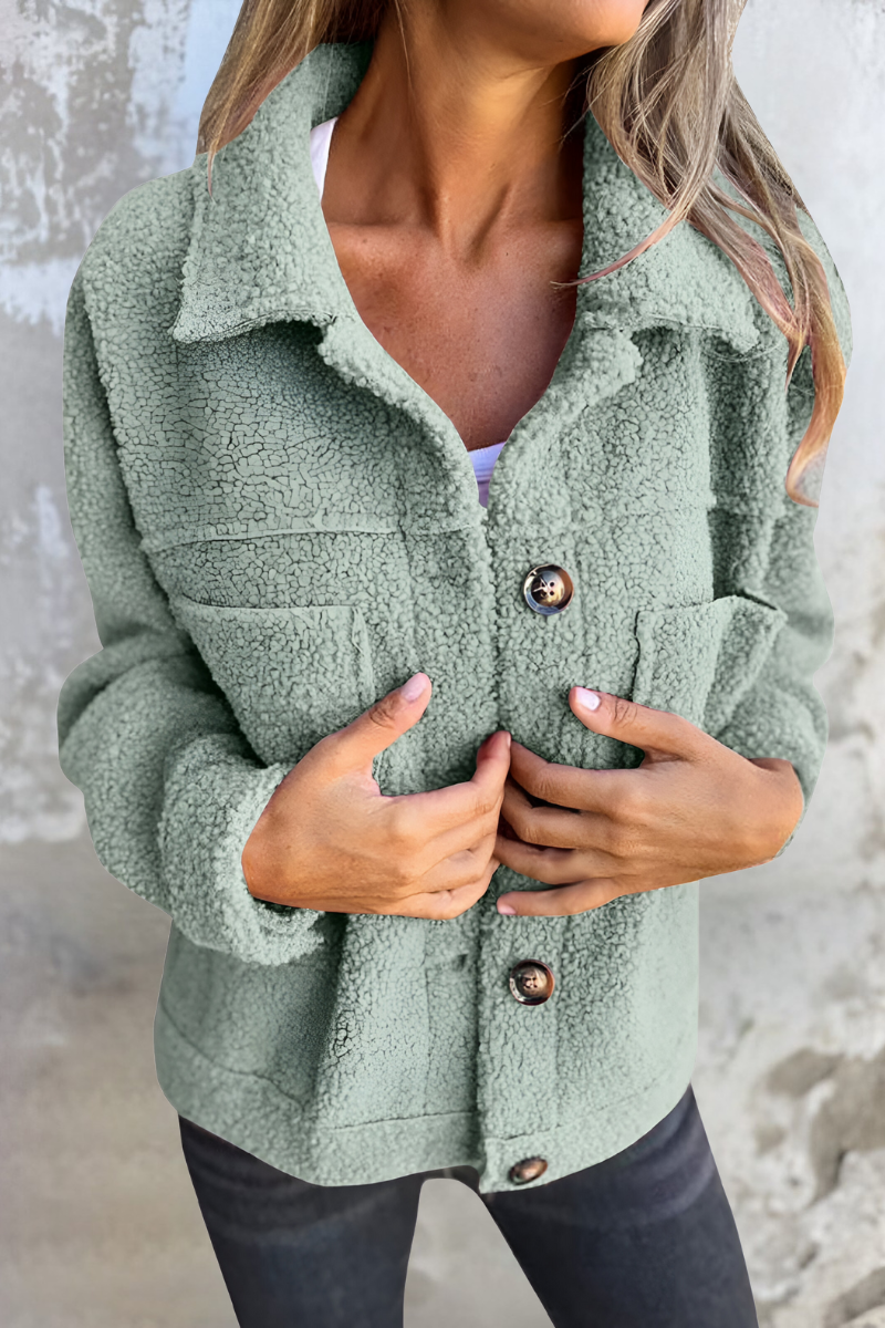 Apolline™ | Veston Teddy Douillet et Décontracté