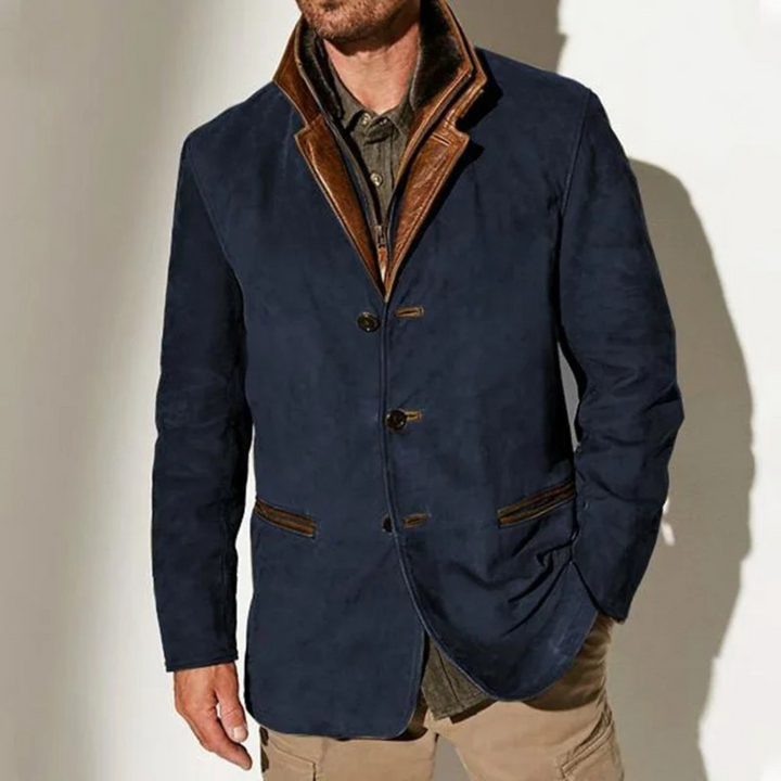 Thierry™ |  Blazer Suède pour Homme