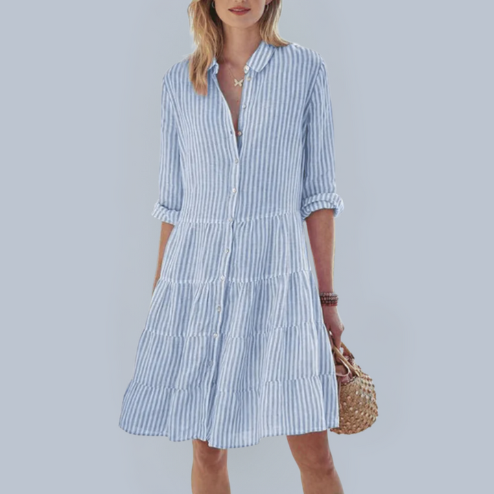 Amy™ | Robe Rayée Aérée