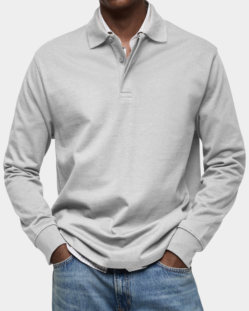 Mark™ | Polo à manches longues classique