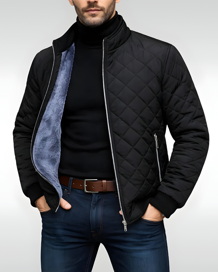 Maxime™ | Manteau matelassé classique doublé de molleton pour hommes