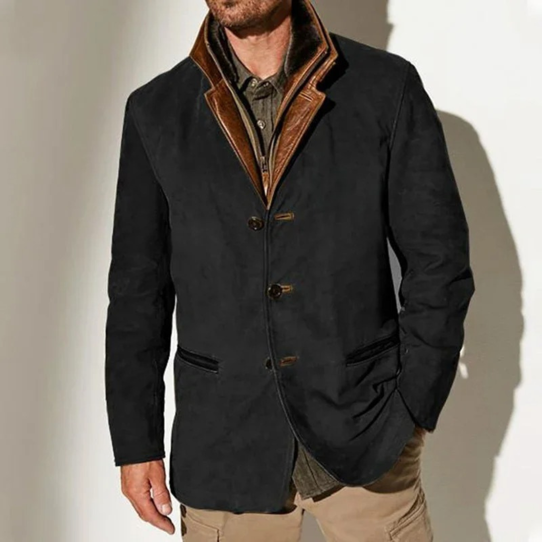 Thierry™ |  Blazer Suède pour Homme