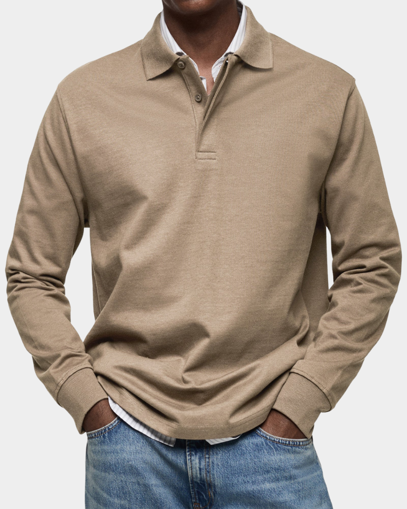 Mark™ | Polo à manches longues classique
