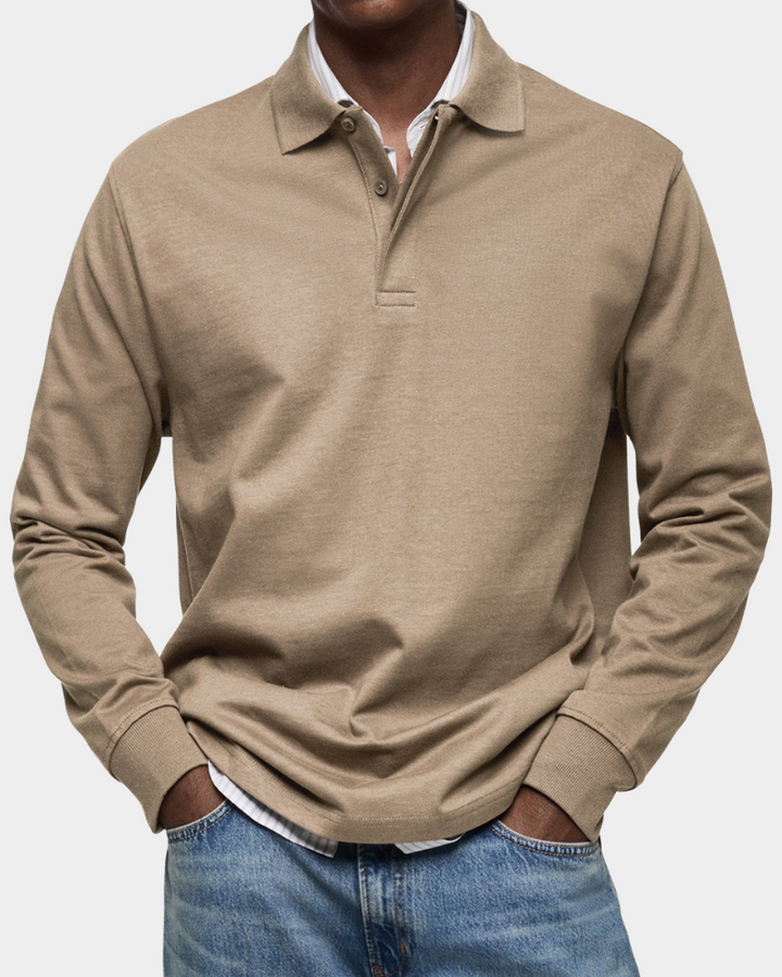 Mark™ | Polo à manches longues classique