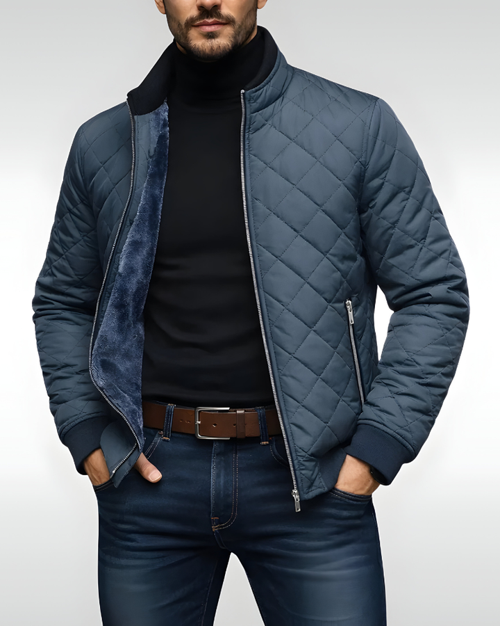 Maxime™ | Manteau matelassé classique doublé de molleton pour hommes