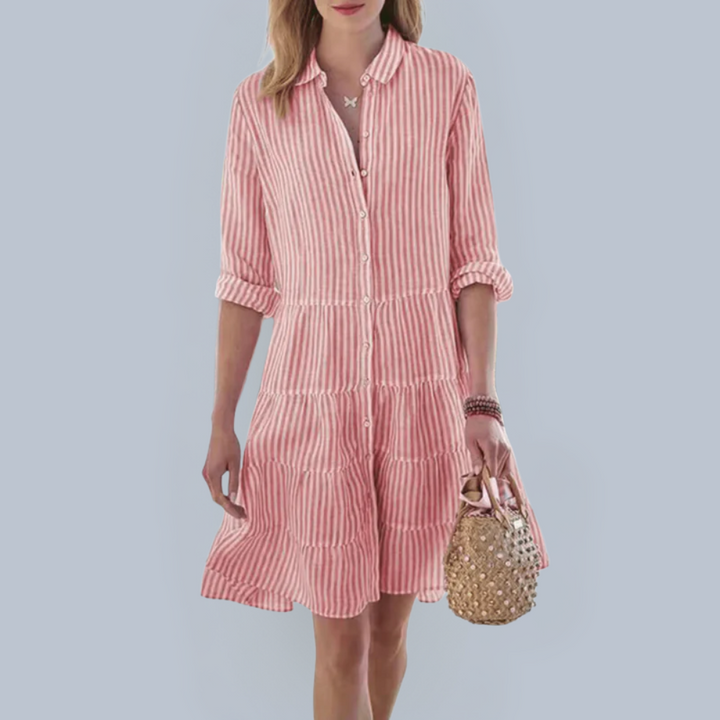 Amy™ | Robe Rayée Aérée