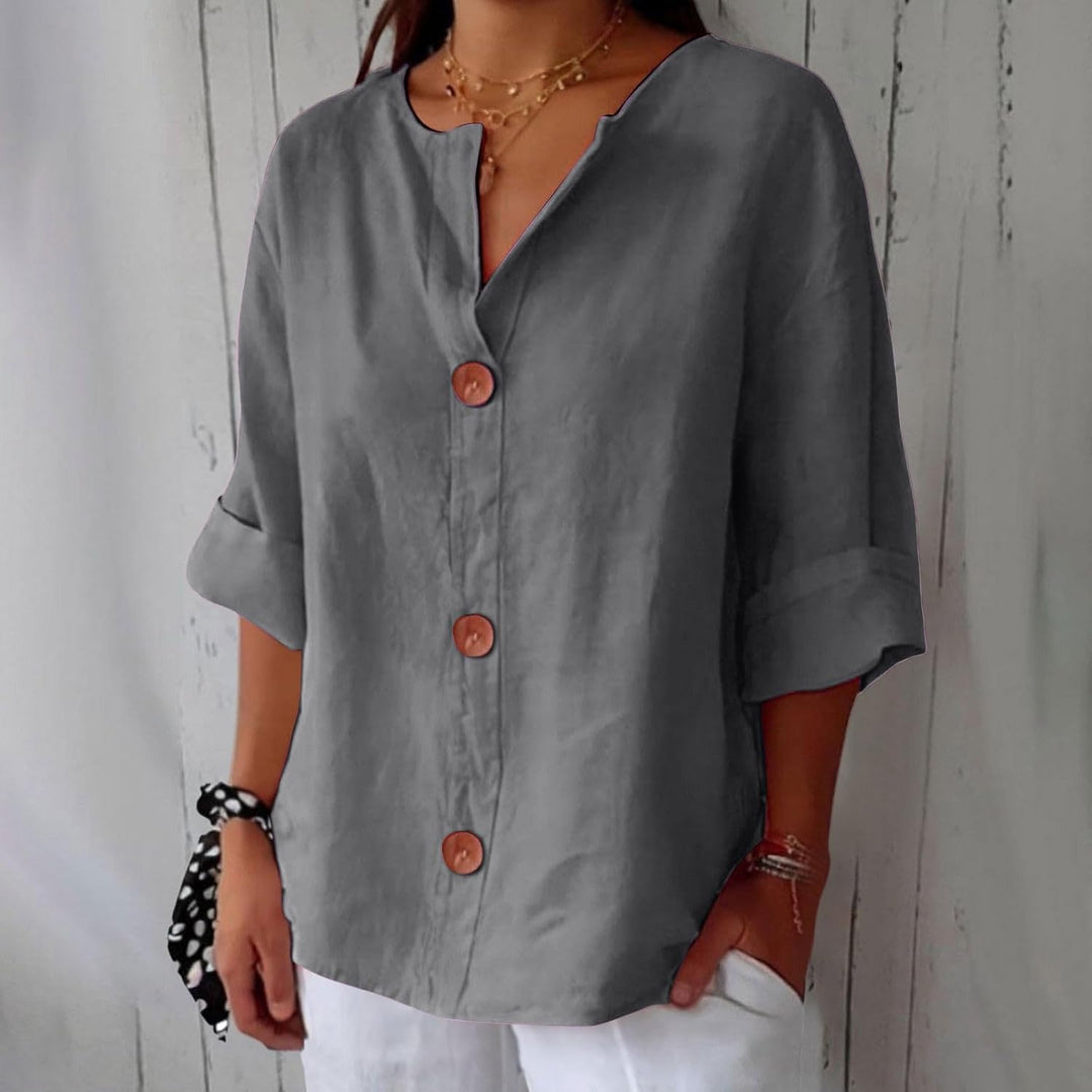 Helen™ | Blouse Détendue pour une Élégance Intemporelle