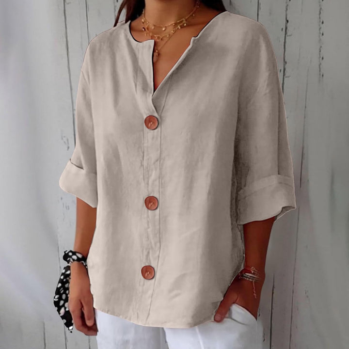 Helen™ | Blouse Détendue pour une Élégance Intemporelle