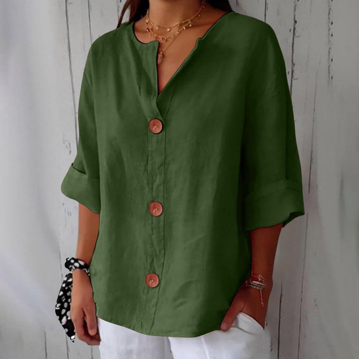 Helen™ | Blouse Détendue pour une Élégance Intemporelle