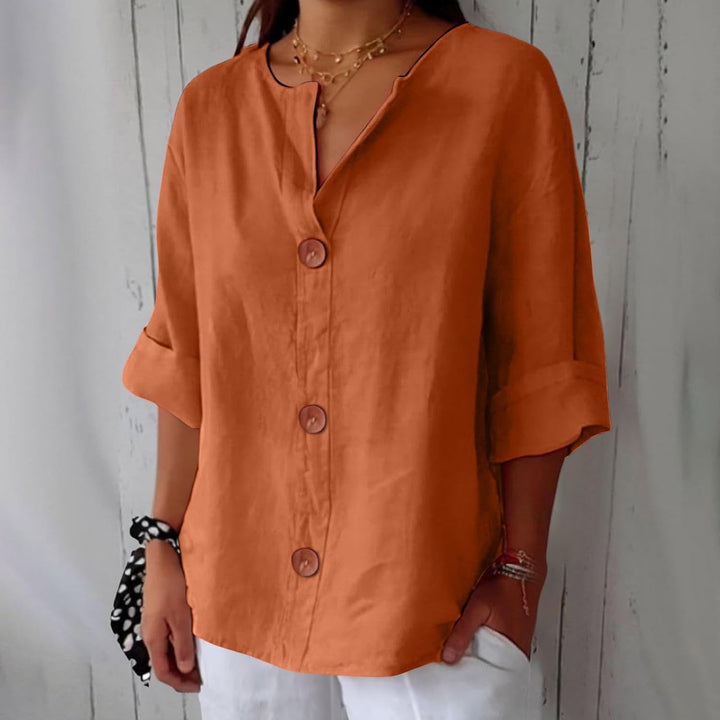 Helen™ | Blouse Détendue pour une Élégance Intemporelle
