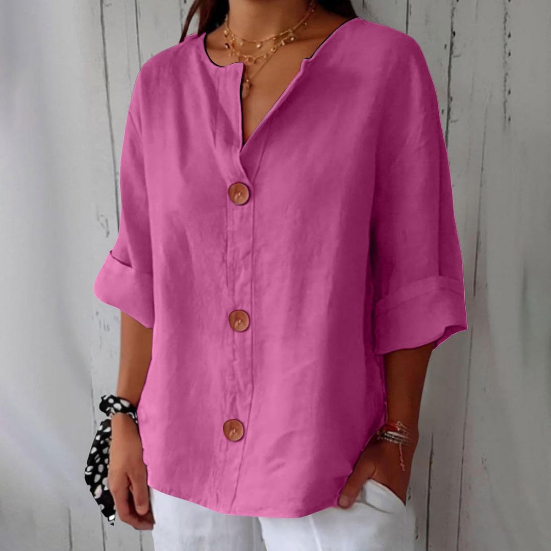 Helen™ | Blouse Détendue pour une Élégance Intemporelle