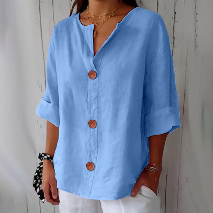 Helen™ | Blouse Détendue pour une Élégance Intemporelle