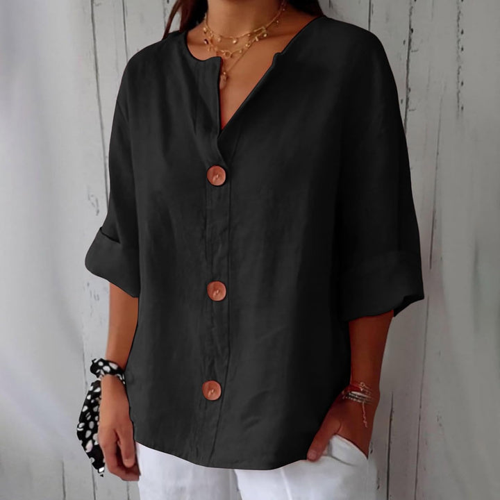 Helen™ | Blouse Détendue pour une Élégance Intemporelle