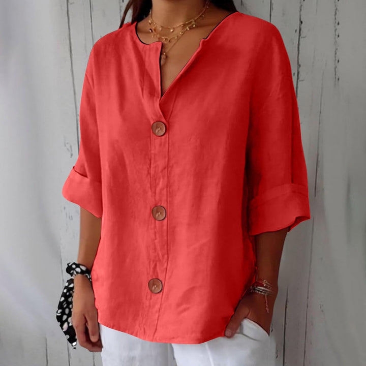 Helen™ | Blouse Détendue pour une Élégance Intemporelle