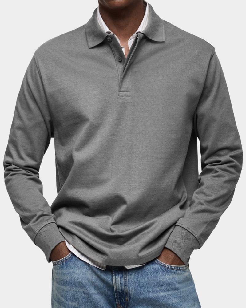 Mark™ | Polo à manches longues classique