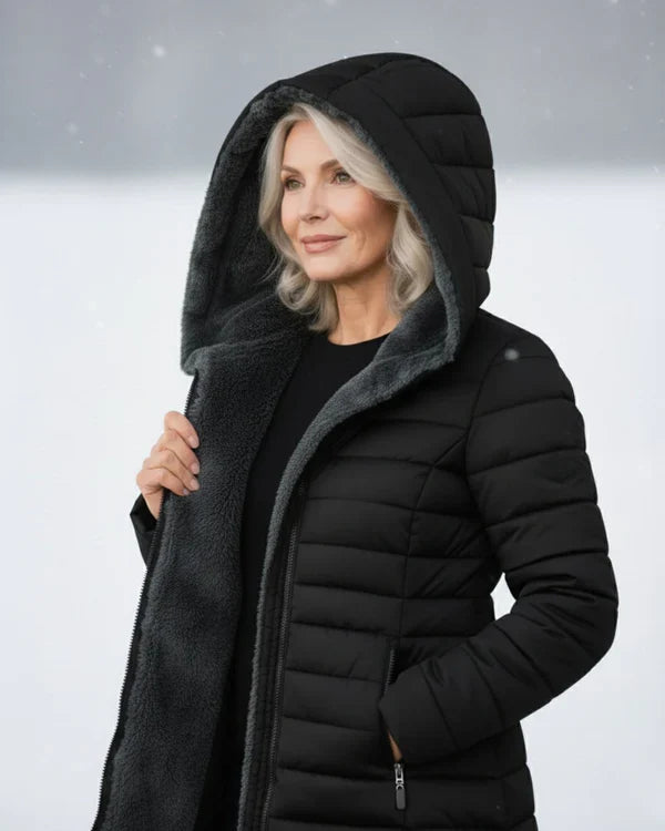 Louise™ | Manteau matelassé doublé de molleton